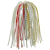 Strike King Mirage Silicone Scale Replacement Skirts (Bleeding Shiner, 4.5-Inch)