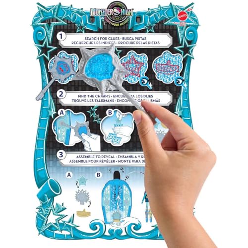 Monster High Monstrueux Secrets Catty Coffret Énigmes à Hauntlywood avec poupée dressing et plus de 19 surprises glamour dont des vêtements pour poupée - vue 4