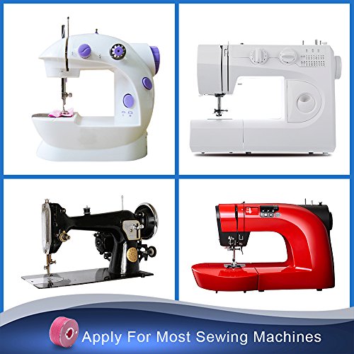 Betybedy 36Pcs Bobbins And Sewing Threads With Bobbin Case For Multiple Sewing Machine, Pre-Wound Bobbins Set For Bro-Ther/Baby-Lock/Jano-Me/El-Na/Sin-Ger, Standard Size And Assorted Colors #TOP5