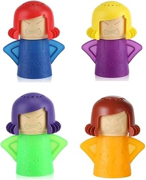 Microwave Cleaner Easily Crud in Minutes .Steam Cleans with Vinegar and Water for Kitchen Gifts (Color Random)