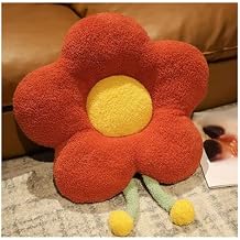 Cat Nest Interesting Flower Cat Sofa Bed Cute and Comfortable Pet Cat Bed Thickened Non-Slip Soft Cat and Dog Mat Indoor Cushion Suitable for Small Cats and Dogs Red