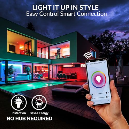 WBM E26 Dimmable Himalayan Pink Salt LED Bulb - 7W (4 Count)