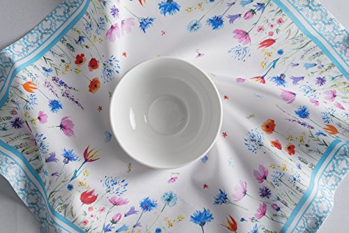 Maison d' Hermine Cloth Napkins Set of 4 100% Cotton Everyday Reusable Square Napkins Cloth Washable Dinner Party Wedding Restaurant Gifts for Mothers Day (Flower In The Field - Image 3