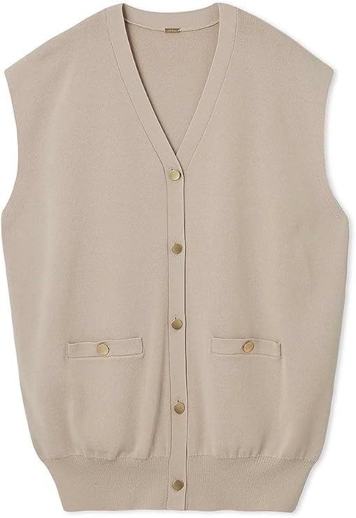 Amazon | [ミラオーウェン] クールドライ金釦ニットベスト