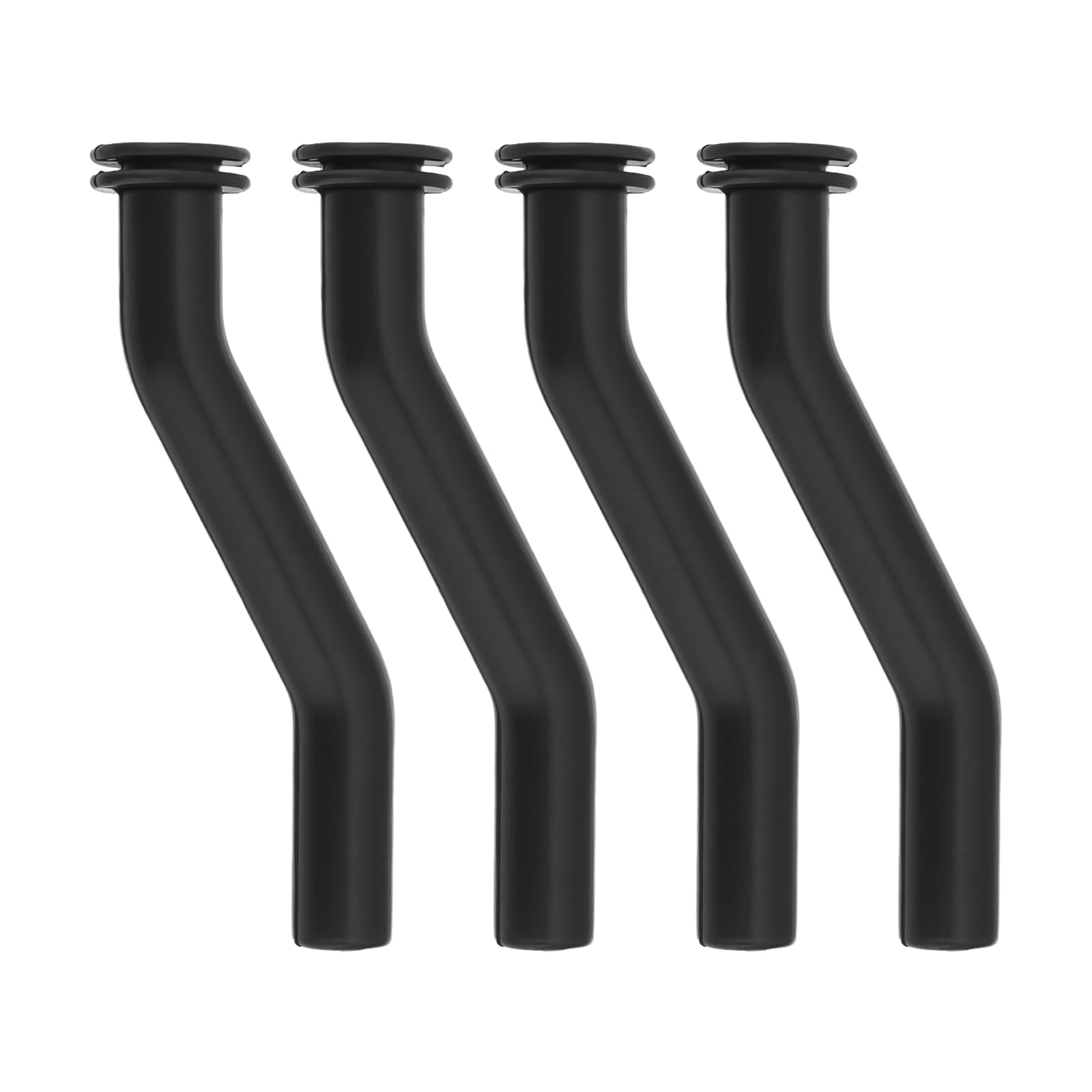 YINETTECH 4pcs Rubber Vacuum Hose Replacement Part 596163 593998 797408 Compatible with Briggs & Stratton Mower Tractors and Small Gasoline