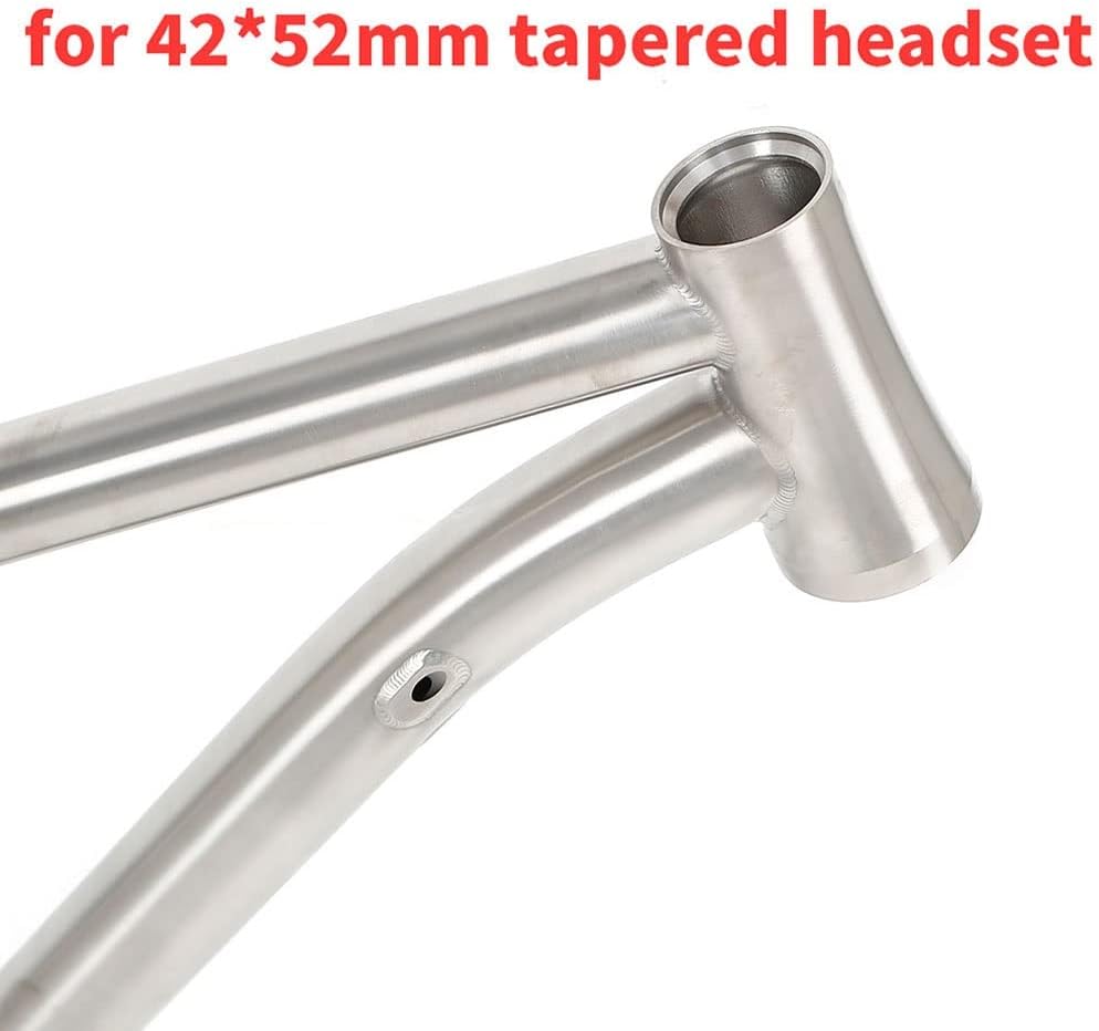 Titanium Alloy Mountain Bike Frame 27.5er 29er 15.5''/17''/19'' Bike Frame XC AM Disc Brake Rigid Frame Thru Axle 12x142mm Lightweight(29 * 15.5'')