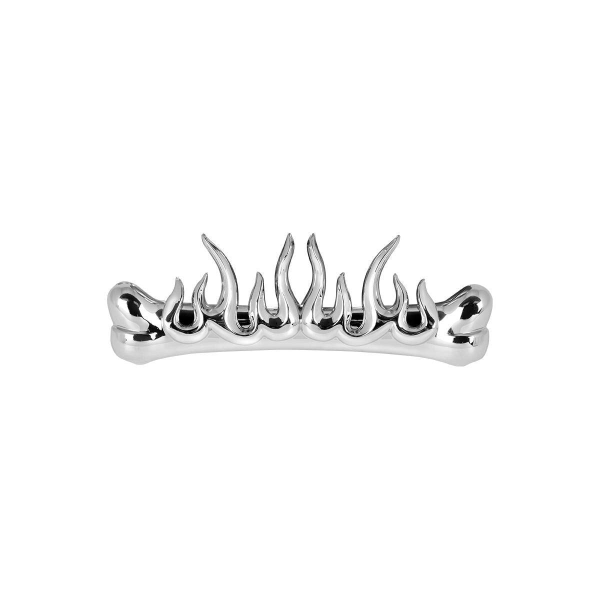 Emblema de llama pequeña cromada de plástico GG Grand General 90099 resistente 2