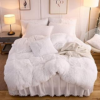 LIFEREVO Luxury Plush Shaggy Duvet Cover Set