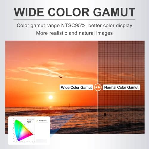 Portkeys PT5 II 5 Inch Full Touchscreen DSLR Camera Field Monitor FHD 1920x1080 4K HDMI 3D LUT Input with Sunshade