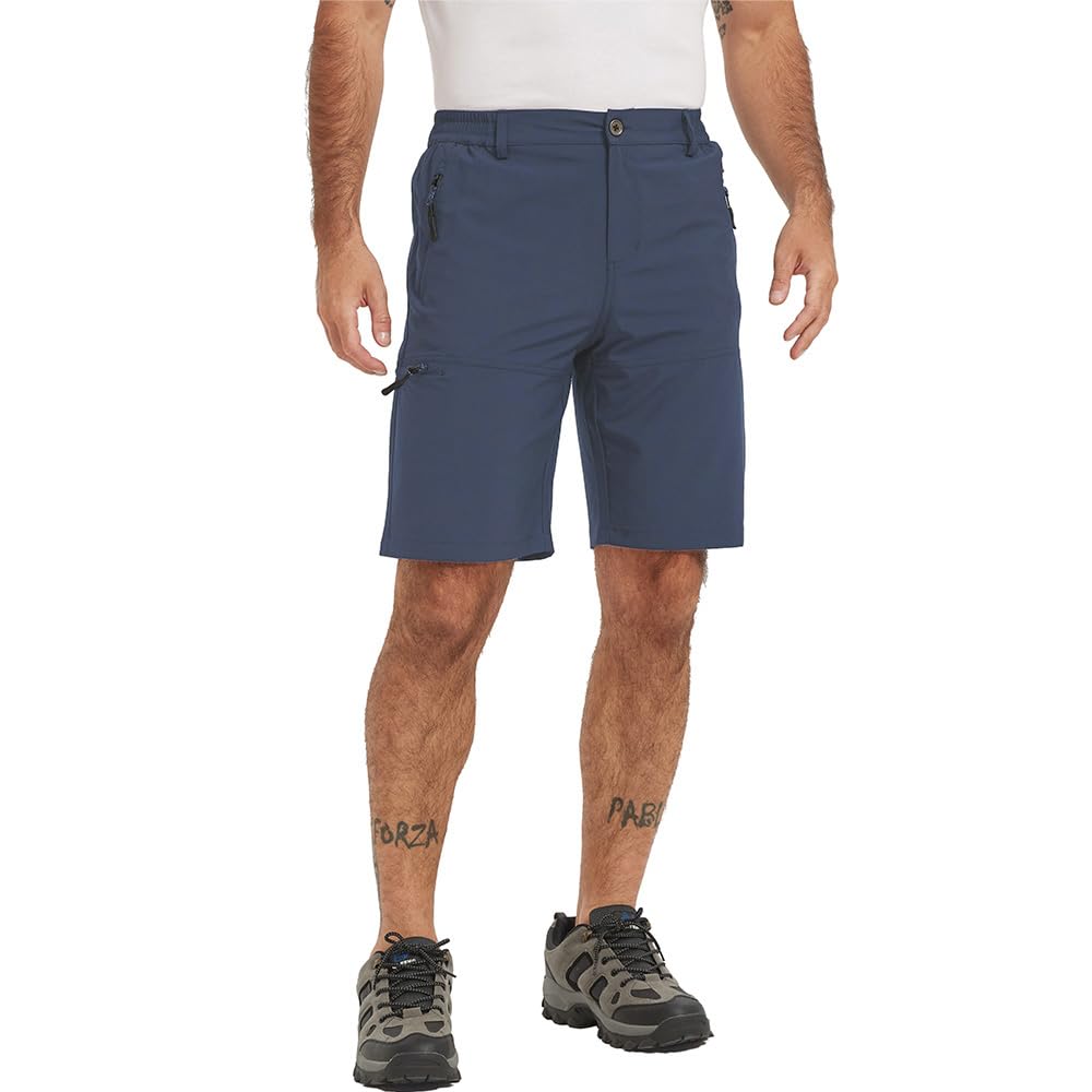 LOLLi kidz Men's Hiking Shorts Quick Dry Breathable Lightweight Summer Casual Shorts 9 inch Inseam with Pockets for Outdoor - image 4