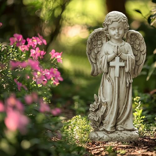 Statue d'ange pour balcon et terrasse une déco zen et solaire - 4