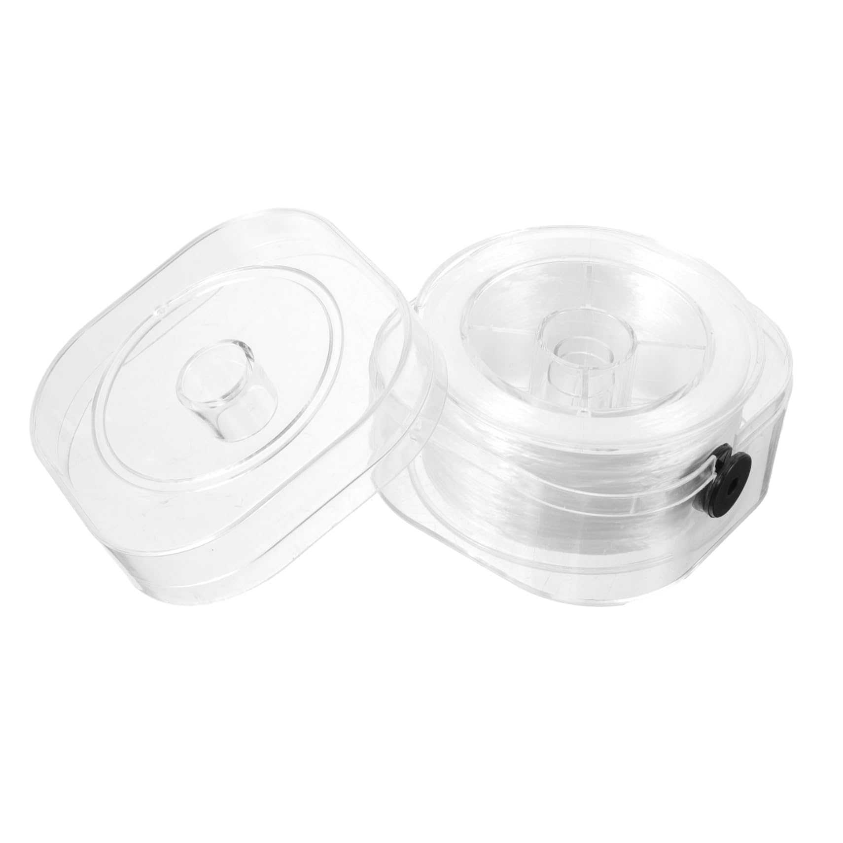 DOITOOL 5 Rollen Dehnbares Schmuckgarn für DIY Armbänder Elastische Schnur Hautfreundlichem Strapazierfähigem Material zum Auffädeln von Perlen für Kreative Bastelprojekte Weiß Vielseitig