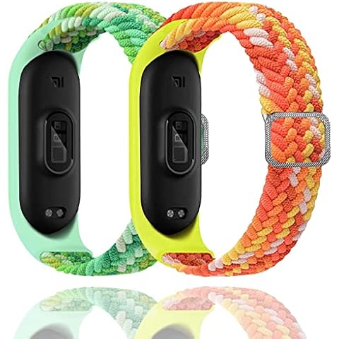 Correa de reloj de nailon para Mi Band 6/5/4/3 Cover