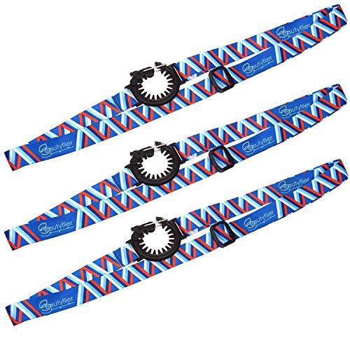 Beautyflier Pack of 3 Circle Water Bottle/Beer Bottle Buckle/Carrying Clips/Holders/Hook with Adjustable Shoulder Strap/Neck Strap/Hand Strap for Camping Hiking Outdoor Travel