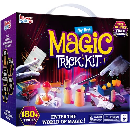 Klever Kits 180+ Juego de Magia - My First Magic Trick Kit-