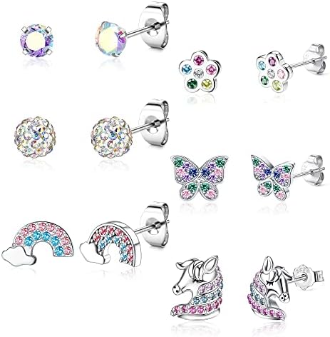 Hart oorbellen hangend 925 sterling zilver zeemeermin oorstekers oorbellen hart leverback oorbellen brisur oorbellen voor meisjes dames kinderen, 11 mm, Sterling zilver