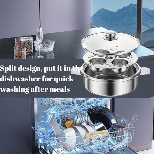 Pocheuse à œufs en métal efficace en inox durable induction