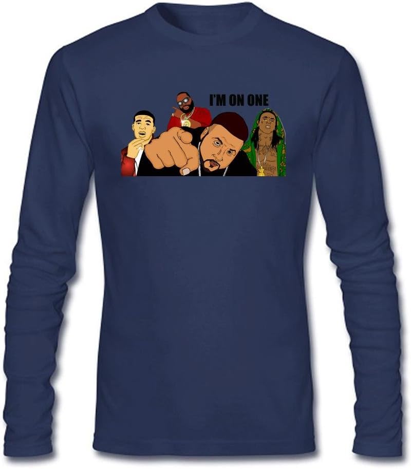 FRUN Men's DJ Khaled I'm On One 2015 Poster Long Sleeve T Shirt