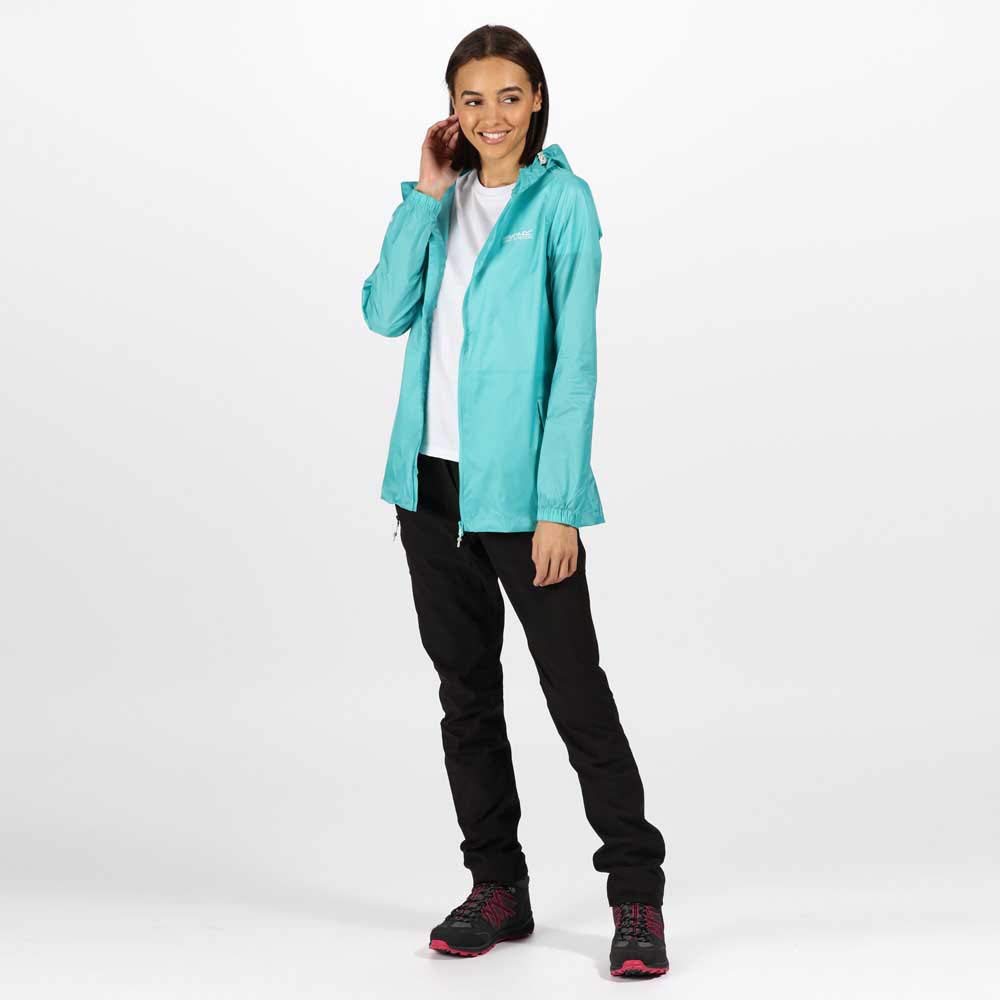 Regatta Pack-it Ii' Damen atmungsaktive versiegelte Nähte verstaubare Kapuzenjacke wasserdichte Schale – Bild 3