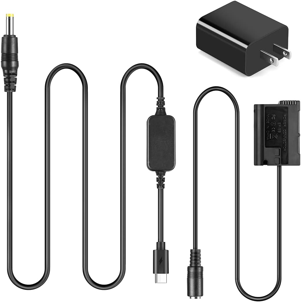 Raeisusp PD USB Type C EP-5B Cable EN-EL15 EL15a MH-25 Dummy Battery PD Adapter for Nikon Z5 Z7 Z6 D800 D850 D810 D7200 D7100 D7500