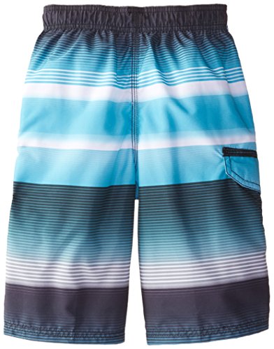 Image of Kanu Surf Boys' Dominica Floral Quick Dry Beach Board Shorts Swim Trunk