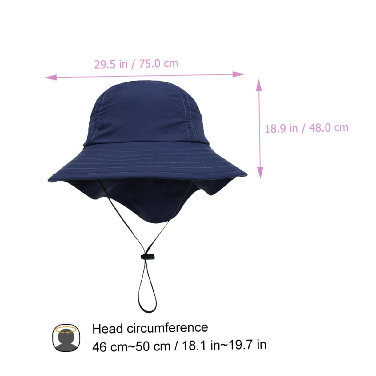 LIFKOME Cappello da Spiaggia Cappello da Sole per o da Sole Pieghevole Secchio da Spiaggia o Capello per Berretti da ia per Cotone