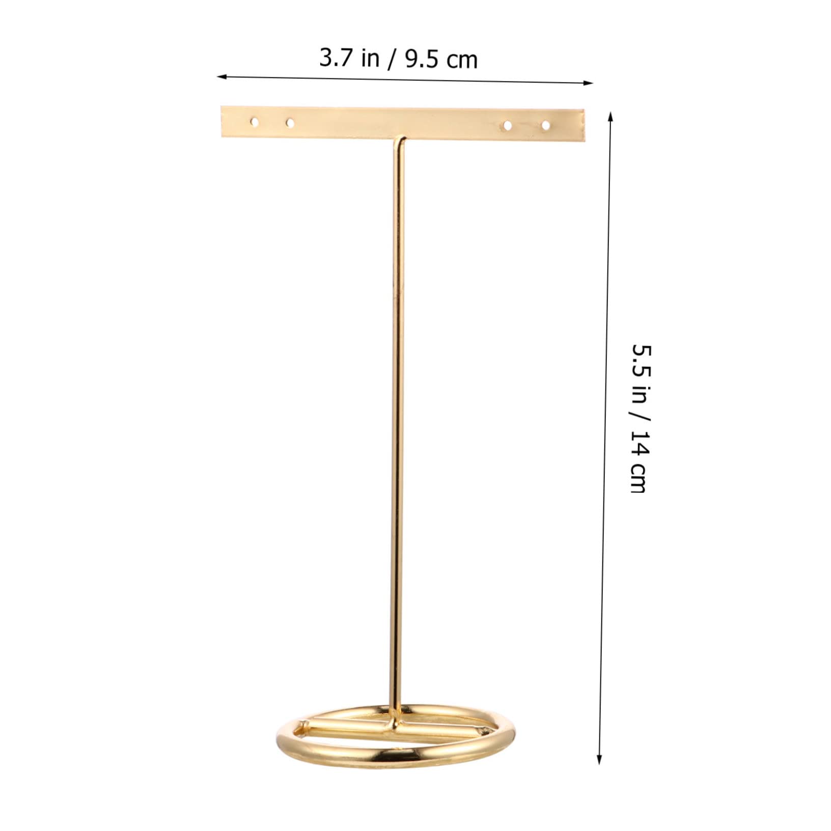 COLLBATH 3 Set Di Espositori Per Orecchini Espositori A T Dimensioni Espositori Per Gioielli Di Moda Robusti Supporti in Ferro Resistenti Allo Sbiadimento Longevità Assicurata 2 Pezzi*3