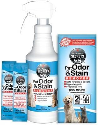 PetKeeper Secrets Odor Stain Remover 2Pack, 64oz