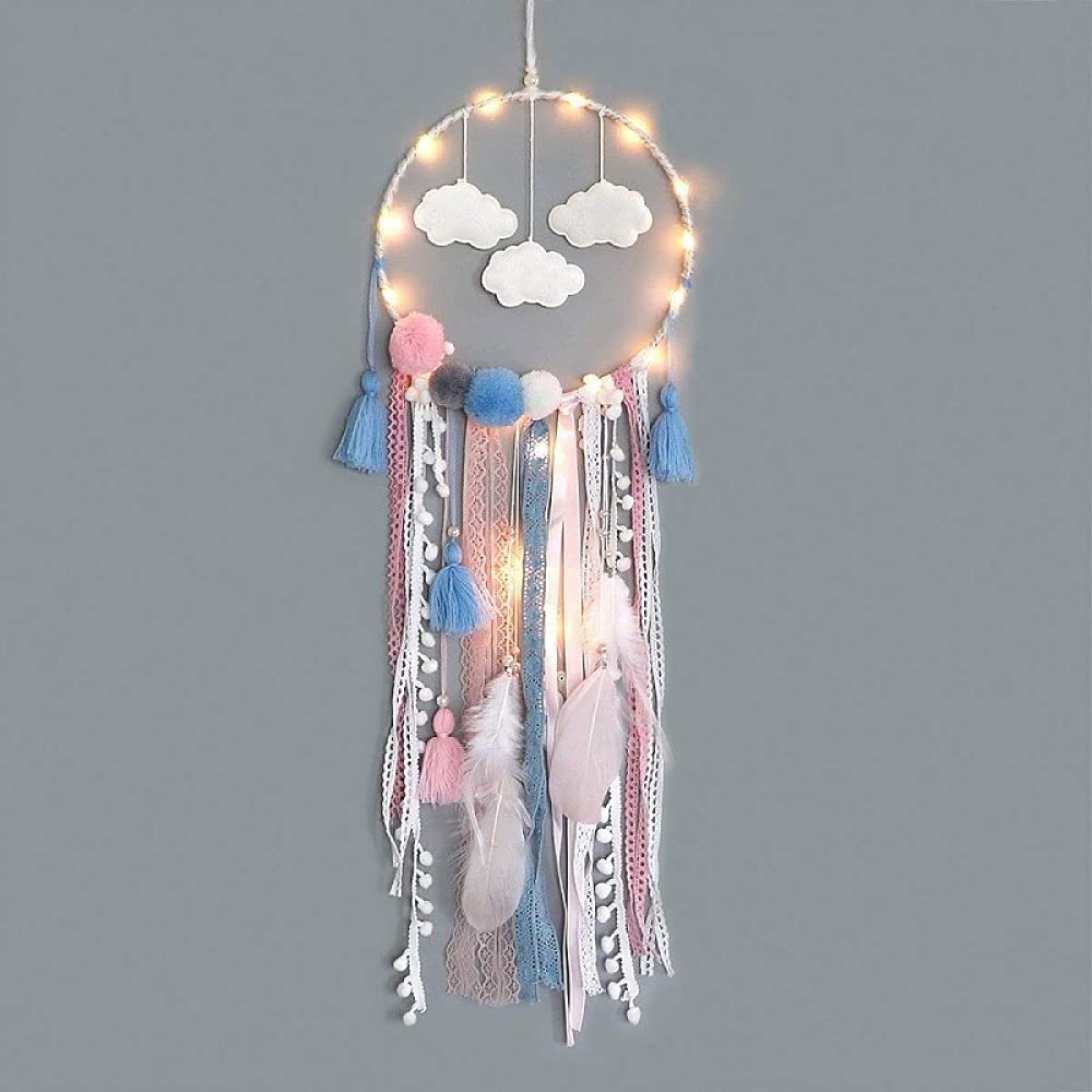 Attrape-rêve plume violette le cadeau idéal pour une décoration de chambre