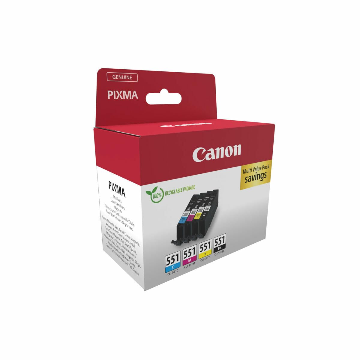 Canon CLI-551 Original Druckerpatronen Multipack