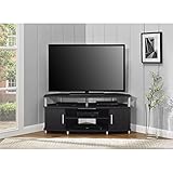 Ameriwood Home Carson Corner TV Stand for TVs up to 50', Black