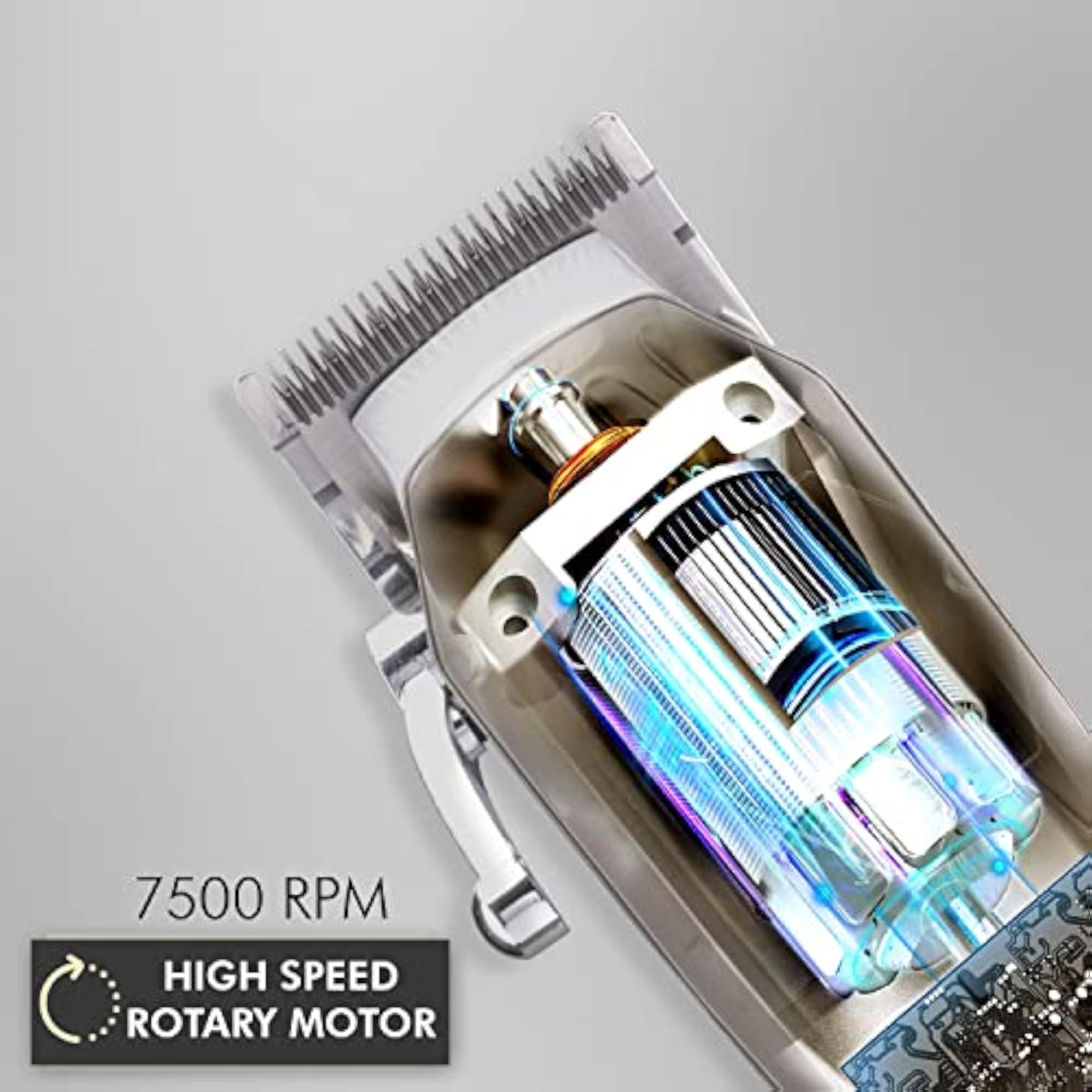 Men's Pro Star Hair Clipper with High-Speed Rotary Motor