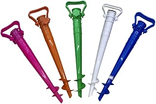 VANZACK Guarda-Chuva Fundação Guarda-Chuva Âncora Guarda-Chuva Porta-Guarda-Chuva Guarda-Chuva De Praia Garfo De Terra Telescópico Guarda-Chuva Ao Ar Livre Âncora Guarda-Chuva Pico