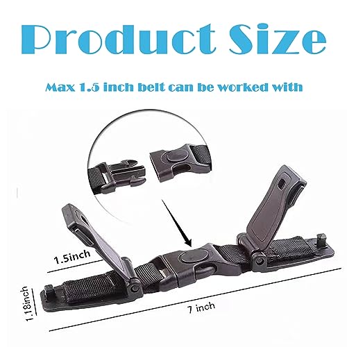 Image of Seat Chest Harness Clip,Anti Escape Seat Strap Baby Harness Chest Clip,Baby Anti-Slip Safety Strap,for Baby Seats,Strollers,High Chairs,Baby Carrier,Schoolbags,Adjustable from 6.69 inchto 8.35 inch