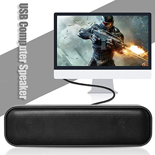 ZEYUAN Alimentado por USB Soundbar Desktop Speaker Computador com fio Caixa de som para TV Desktop L