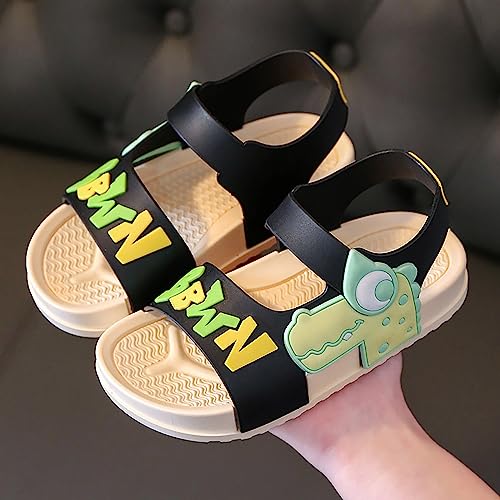 Boys Dinosaur Print Water Shoes Soft Bottom Non Slip Sandals Collision Color Beach Shoes For Toddler Toddler Sandals3
