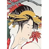 igsticker ポスター ウォールステッカー シール式ステッカー 飾り 1030×1456㎜ B0 写真 フォト 壁 インテリア おしゃれ 剥がせる wall sticker poster 007438 日本語・和柄 和風 和柄 浮世絵 紅葉