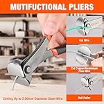 VALUEMAX 3Pcs Nail Puller and Staple Remover Tool, Include 7" End Cutting Pliers, 8" Bendable and Straight V Tip Staple Puller, Upholstery Tools for Cutting Wires, Removing Nails and Staples - Image 4