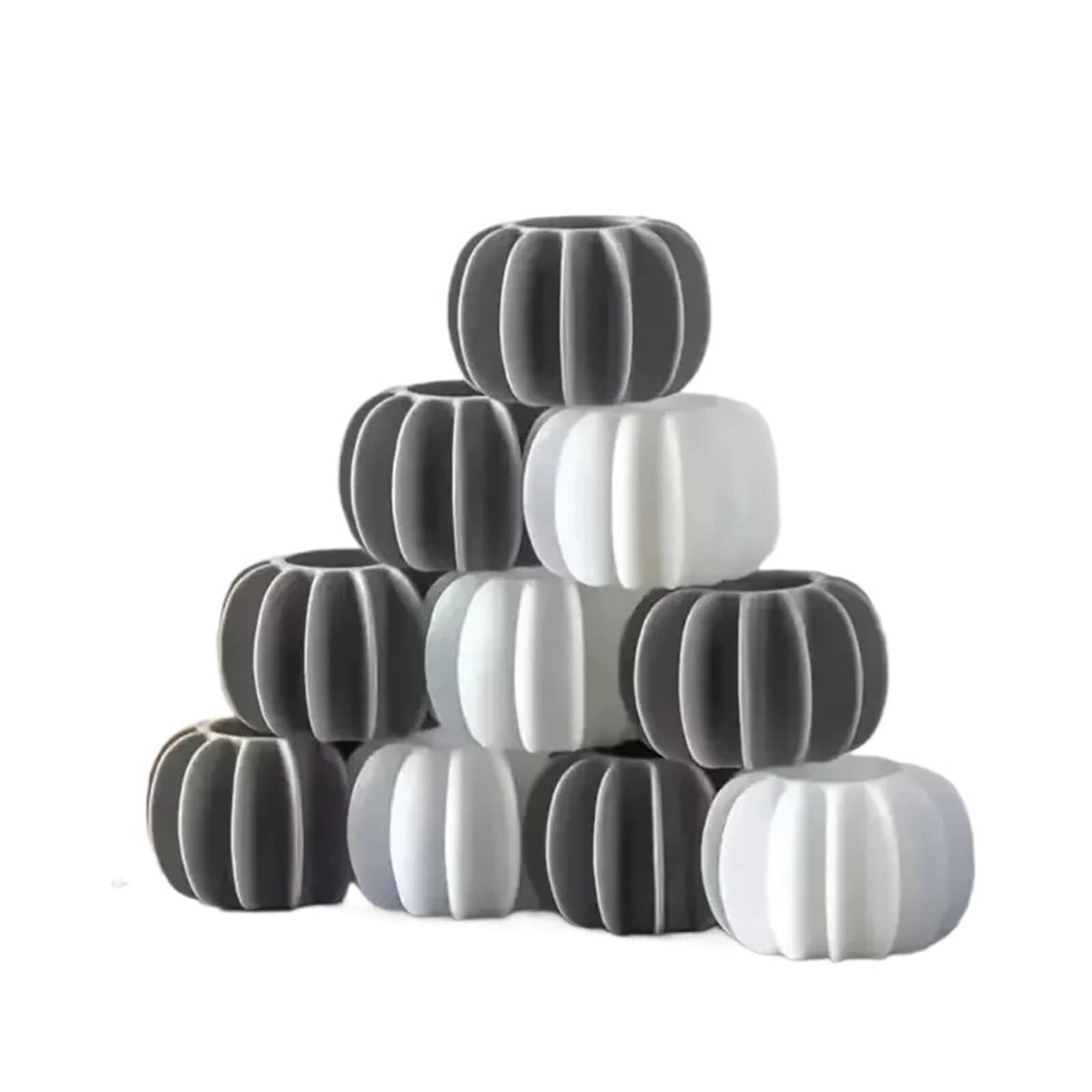 Shungong 8/10 Pcs Reusable Laundry Balls - Soft Non-Tangle Washing Machine Balls For Wrinkle-Free Clothes