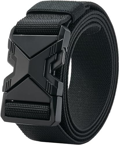 LionVII Heavy Duty Quick Release Belt, Elastic Stretch 1.5