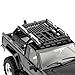 TCRC Aluminum Bed Rack & Spare Tire Carrier & Anti-Skid Plate Board with Colored Reflective Luggage Rope Set for HPI Venture18 Upgrade