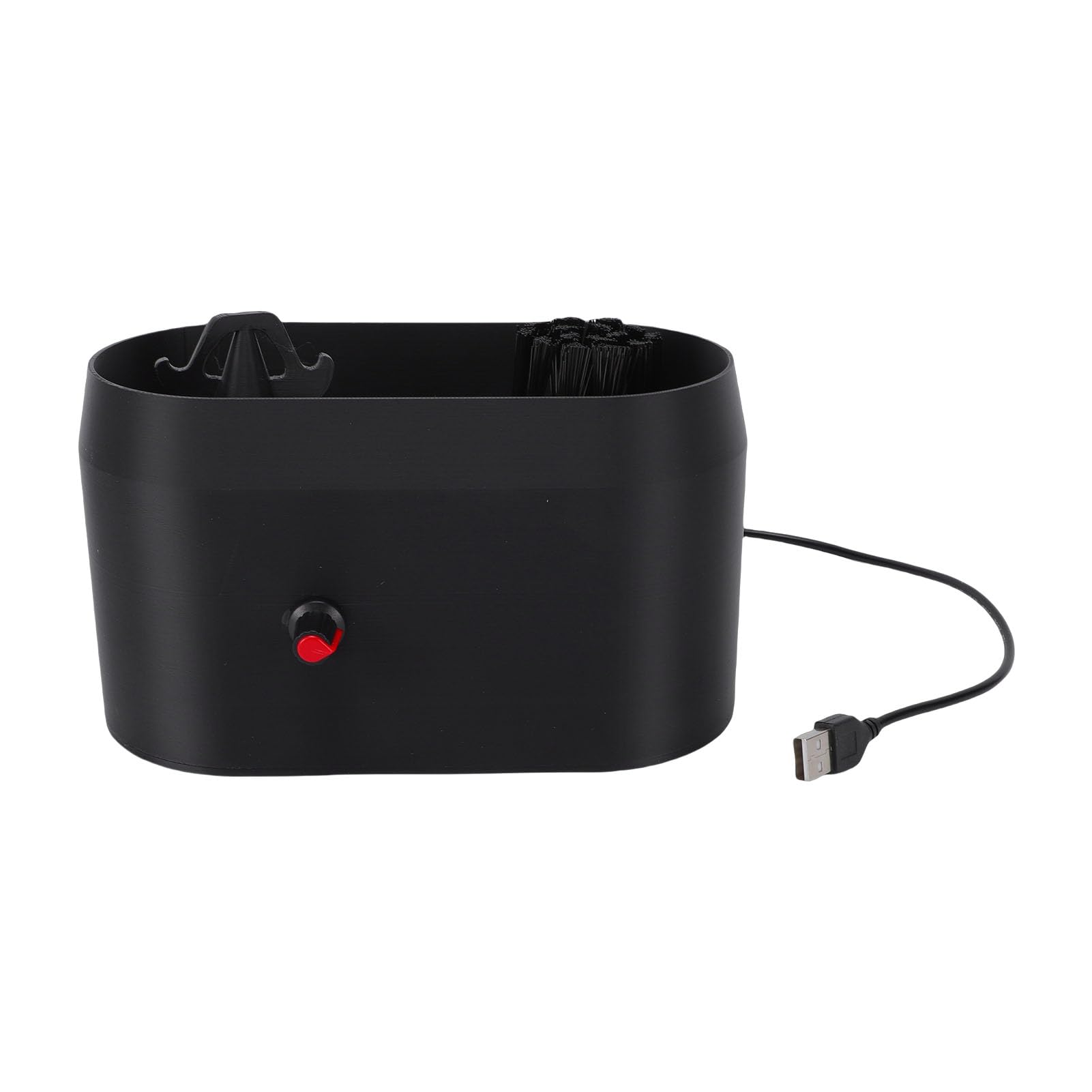 Haofy Limpiador de Portafiltro de café, Cepillo de Limpieza y Raspador con Mango para Alimentado por USB para Máquinas de café Expreso, 7,5x4,3x4,3 Pulgadas