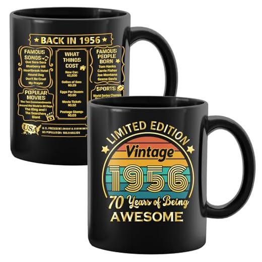 Back in 1955 Vintage 70th Birthday Mug