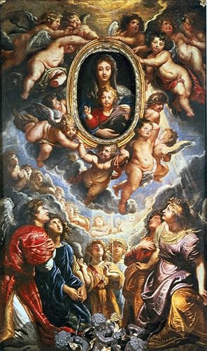 Tableau Rubens Dame Della Vallicella 60x90cm pour la décoration du salon