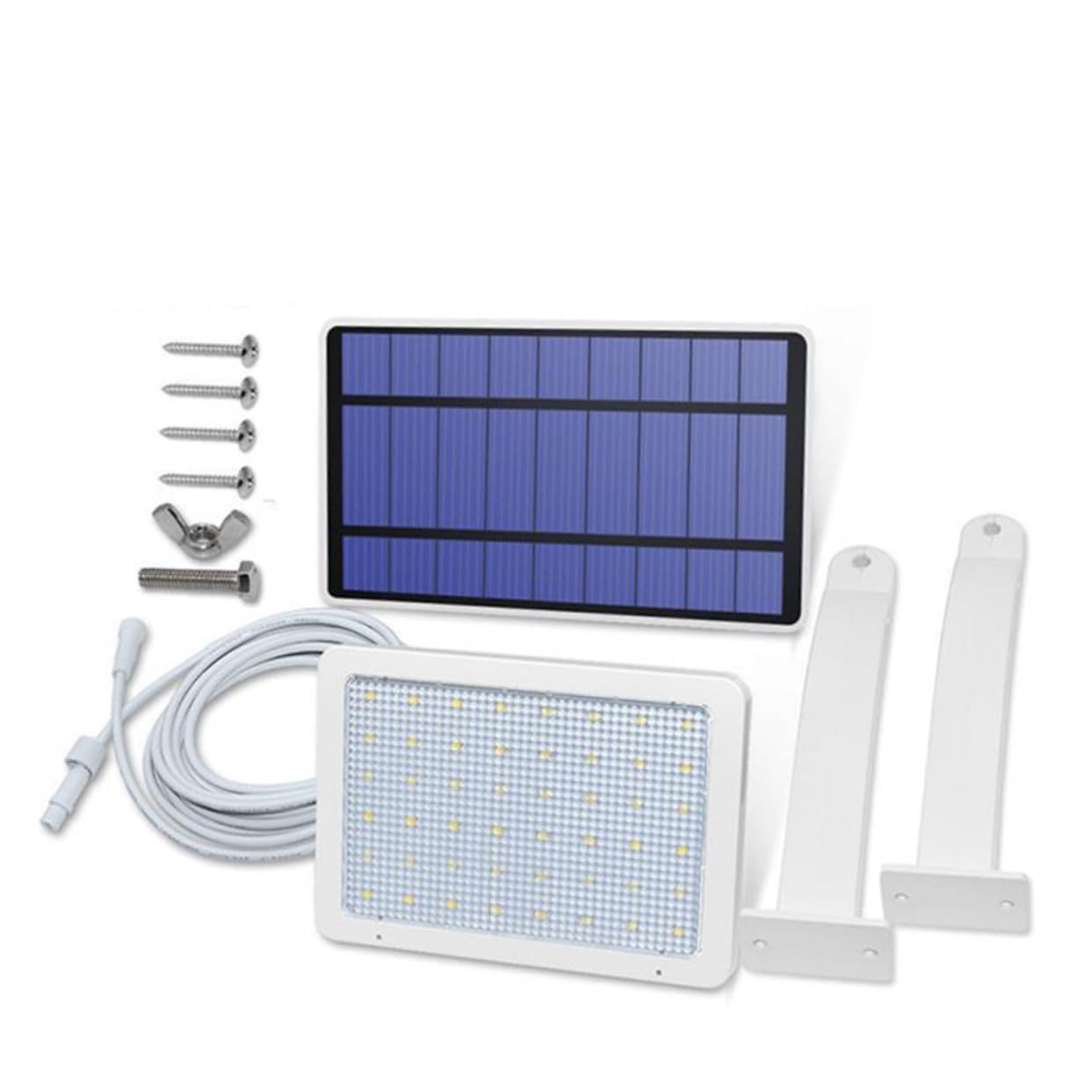 balacoo Solar Spotlight 48 Led Beads Corridor Wall Lamp Garden Light No Extra Power Required