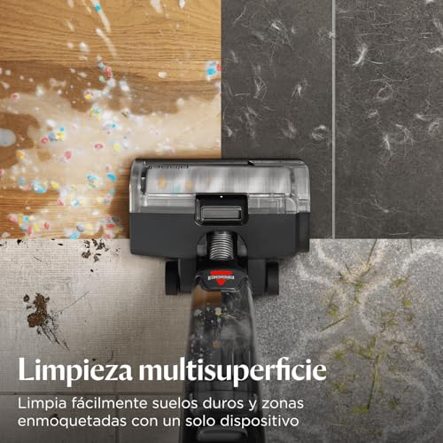 Miniatura 3 de Bissell CrossWave OmniForce Edge, Aspiradora de Mano Sin Cable, Aspirado y Mopa al Mismo Tiempo o Solo Modo Aspirado, Escoba Vertical Potente, Tecnología ZeroGap, 240m² Limpieza Multisuperficie, 4017N