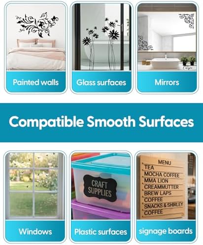 Silhouette 12-Inch X 6-Feet Matte Removable Vinyl-Black — view 4
