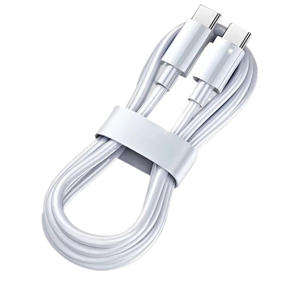 PD - Cavo dati da USB C a USB Tipo/C, 100 W, per dispositivi elettronici di tipo C, linea dati e accessori per ricarica rapida (1,5 m, nero)