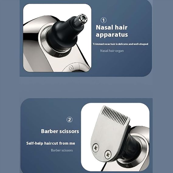 9.0 Ultra Shaver, Head Shavers for Bald Men, 6-in-1 Electric Razor - Led Display Rechargeable Head Shaving Kit with USB-C Fast Charge, IPX7 Waterproof (Set-a-9 Blades)