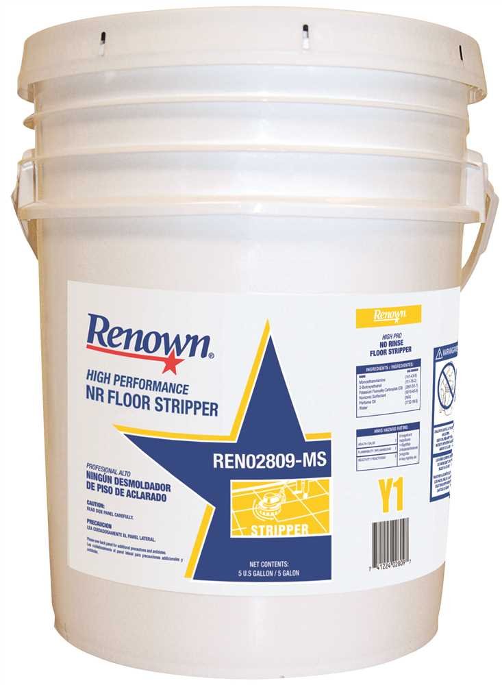 Renown REN02809-MS Hi Pro Nr Floor Stripper, 5 gal